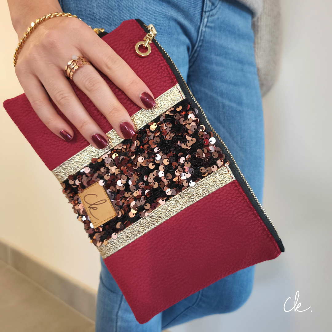 Pochette Belisama Rouge Pochette Belisama Rouge