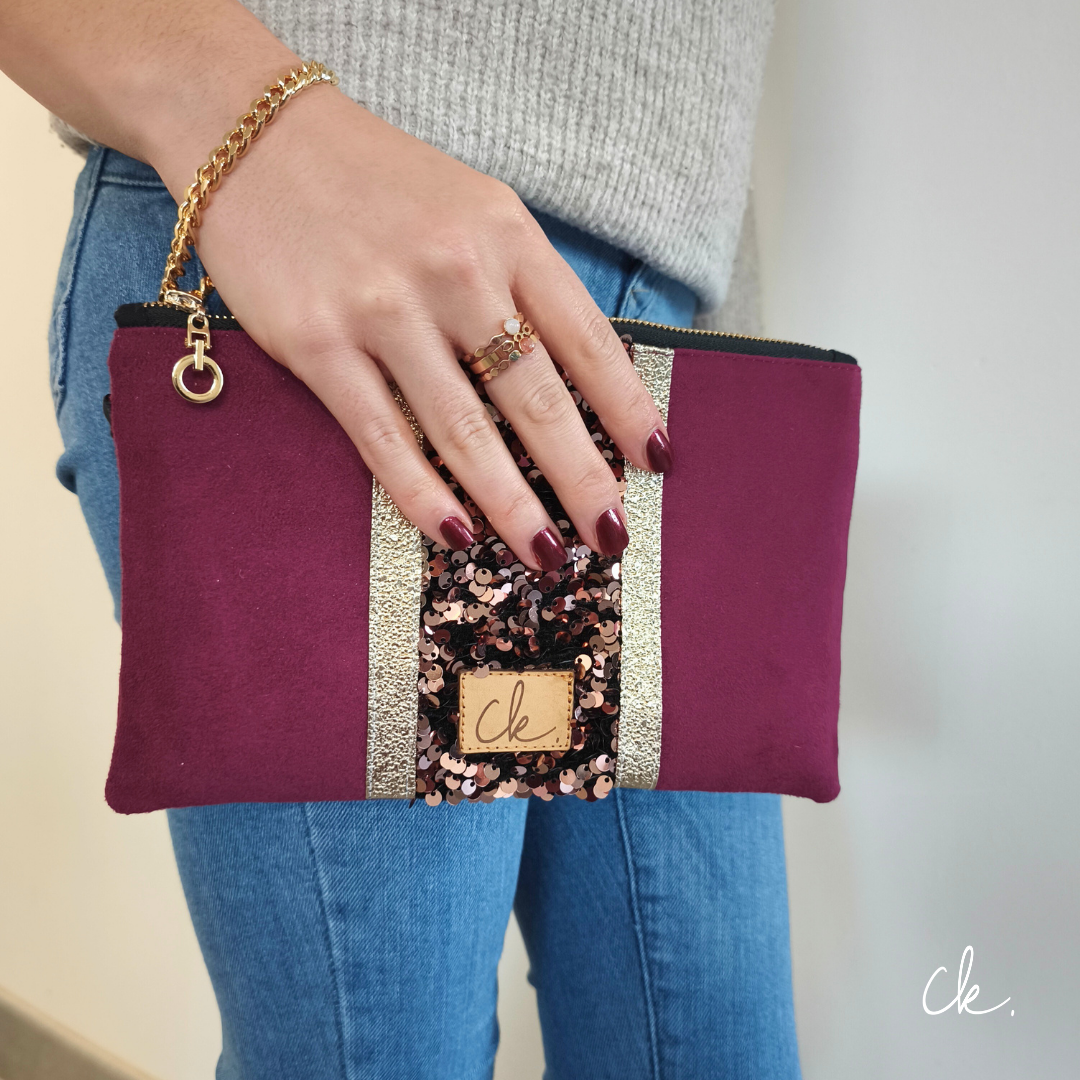 Pochette Belisama prune Pochette Belisama prune